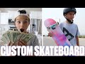 10-YEAR-OLD SAVES UP HIS OWN MONEY TO BUY FIRST CUSTOM SKATEBOARD