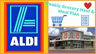 Aldi grocery haul & Meal planning