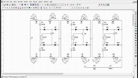 NI MULTISM DESIGN AND SIMULATION OF MULTILEVER INVERTER (MLI) TOPOLOGIES