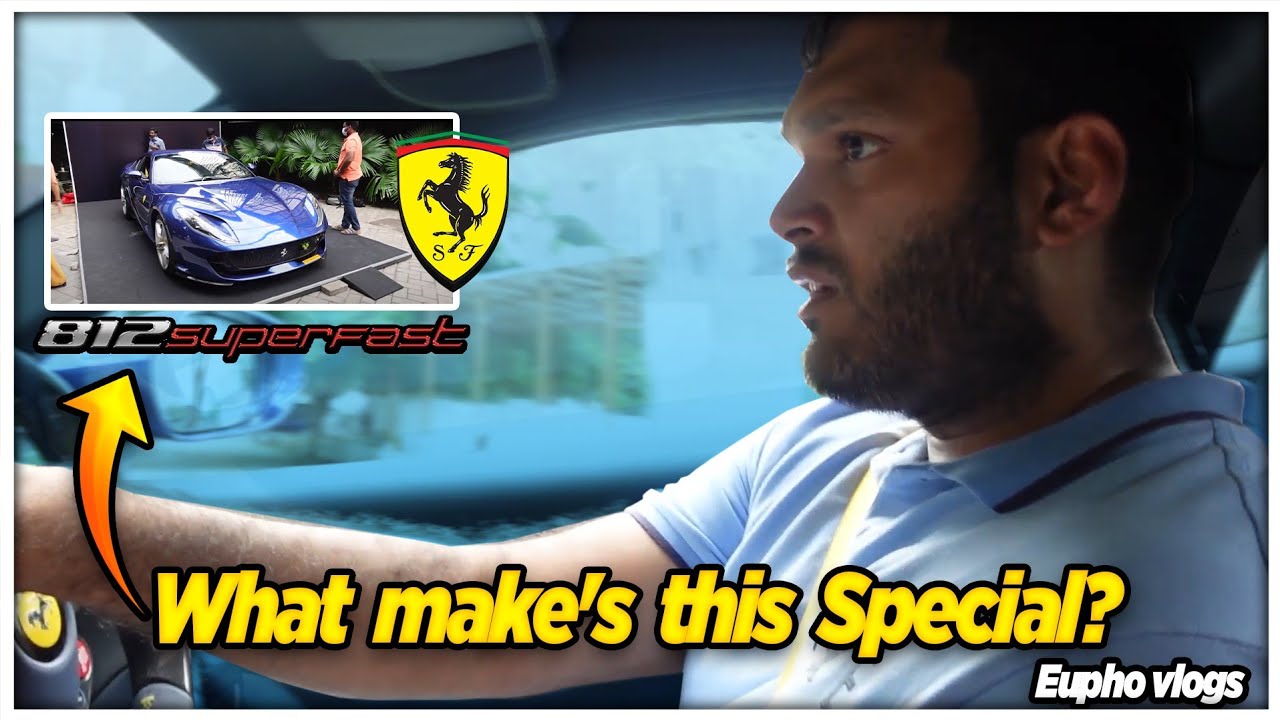 MOST Unique Ferrari 812 SF in India ft VLT Sentinel | Eupho Vlogs