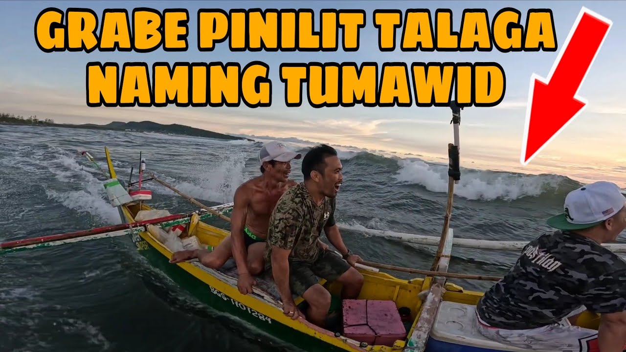 BUTI NALANG NAKATAWID KAMI SA MALALAKING ALON