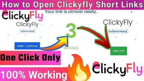 How to open clickyfly links in one click || Technical Kumaon