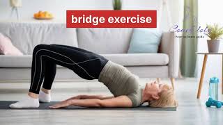 كيفية أداء تمرين البريدج(هدية لمتتبعاتي) how to perform the perfect glute bridge exercise 2022