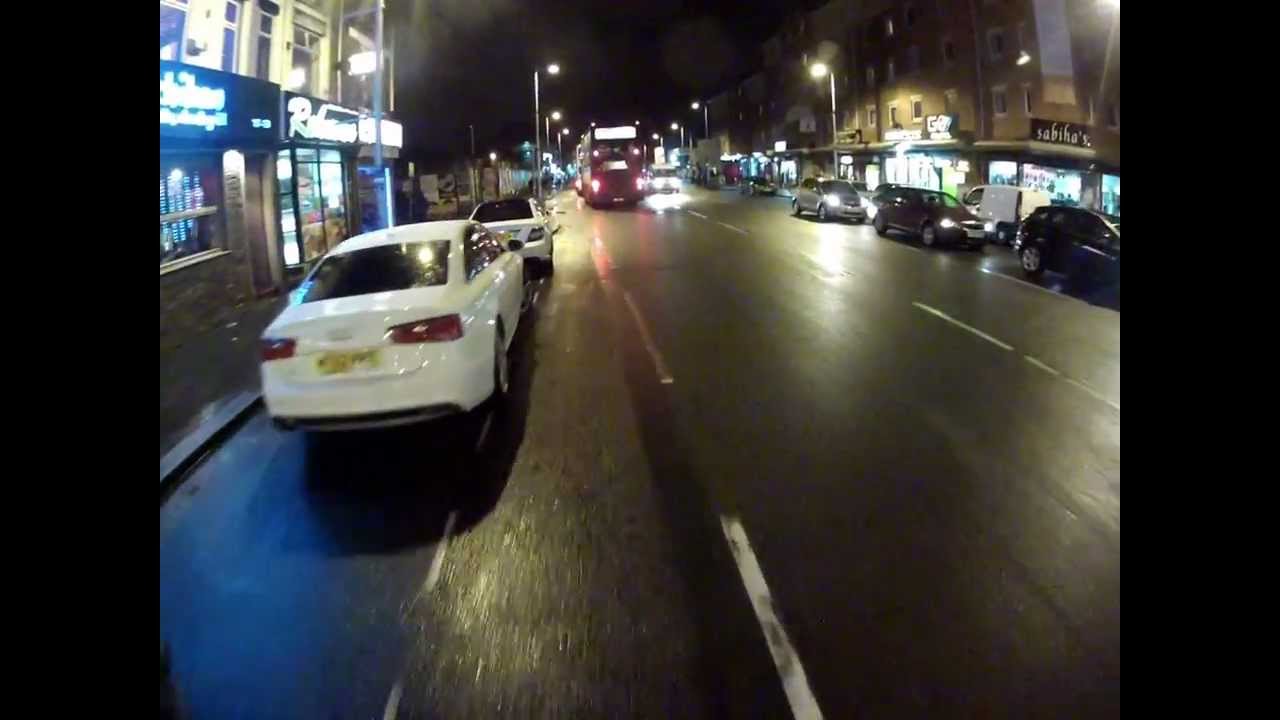 Minibus Does Not See Me and Nearly Takes Me Out - YouTube