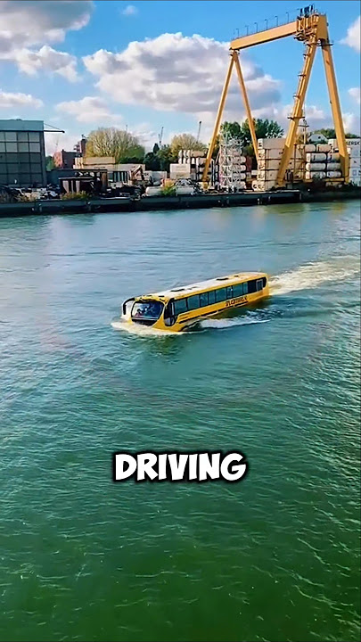 Crazy Amphibious Tech 🚍