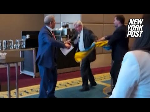Ukraine delegate punches Russian at Black Sea nations assembly in Ankara | New York Post
