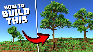 How to Build Oak Trees | Minecraft Tutorial
