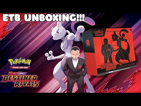 Prepare for Trouble! Destined Rivals Pokémon Unboxing (We're Making it Double!) #gifted #firstlook