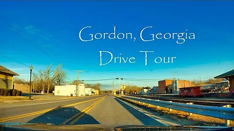 Gordon, Georgia - Drive Tour | 4K USA