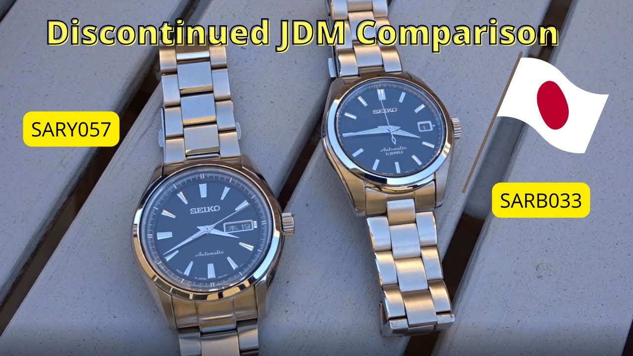 Comparing The Seiko SARY057 To The SARB033 - YouTube