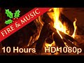 ☆ 10 HOURS ☆ CHRISTMAS FIREPLACE Music ♫ ☆ NO ADS ☆ Christmas Music FIREPLACE ☆ Instrumental ☆ Fire