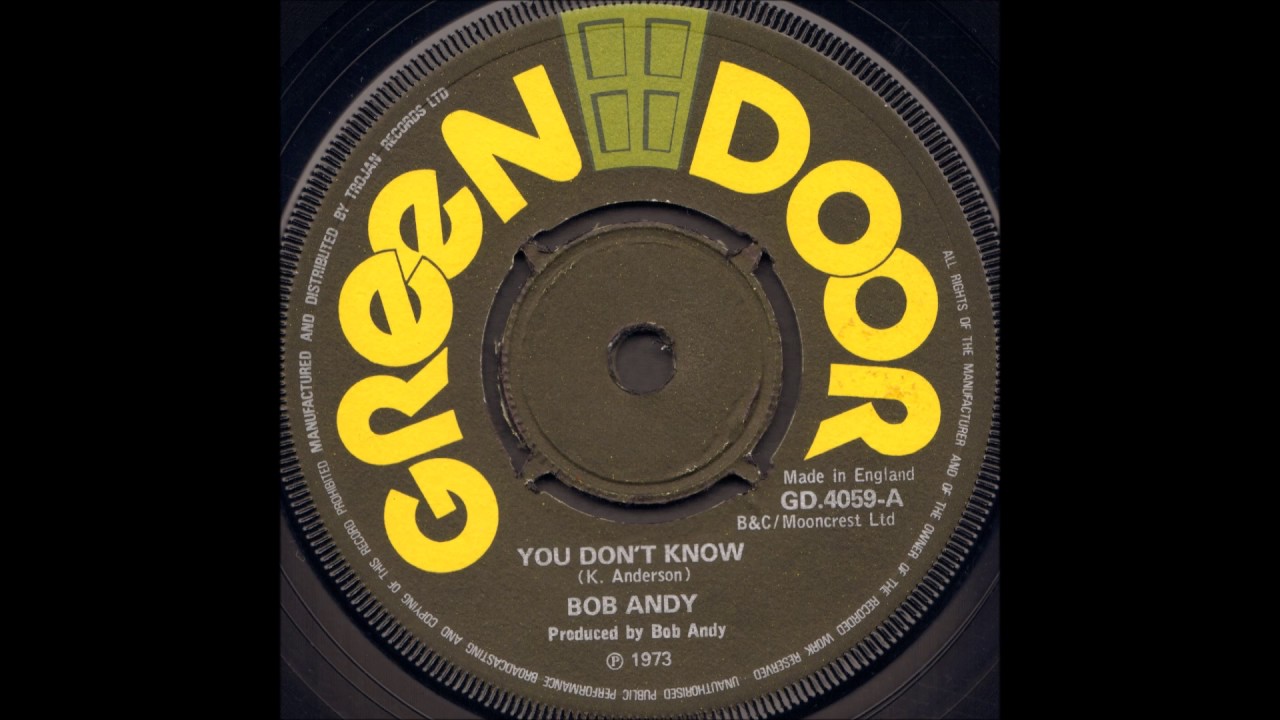 Bob Andy ‎- You Don't Know - YouTube