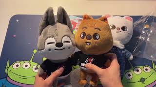 [Unboxing❣️] แกะตุ๊กตา SKZOO HAN Quokka & Wolf Chan, new clothes