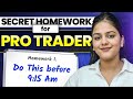 Pre Market Homework Mandatory for Traders 📊