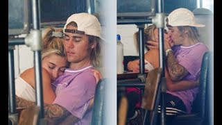 Justin Bieber & Hailey Baldwin make out kissing & hugging at cafe in Brooklyn New York July 26 2018 Justin Bieber & Hailey Baldwin make out kissing & hugging at cafe in Brooklyn New York July 26 2018
