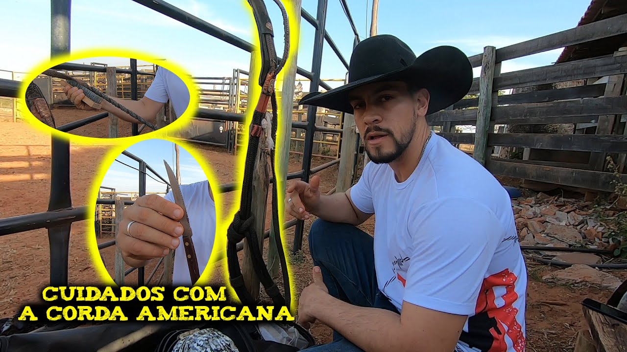 Corda Rodeio Como LIMPAR a CORDA AMERICANA de montaria em TOUROS #VidaRústica # ...