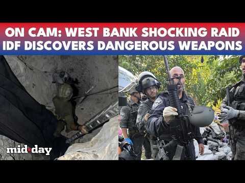 Israeli Army RAID In West Bank: 12-Metre Underground Shafts Found In Qalqilya, M16, Guns Seized