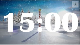 15 Minute Countdown Timer | North Pole | Music by Perfect Timer 527 views 2 years ago 15 minutes
