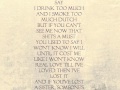 The script  if you could see me now lyrics