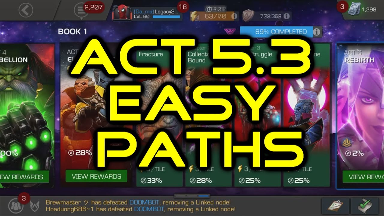 Act 5.3 Easy Paths 2021 | Marvel Contest of Champions