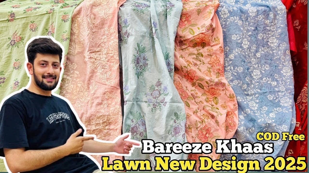 New Video Of Designer Bareeze Lawn Collection 3pc After Eid New Stock Alert!