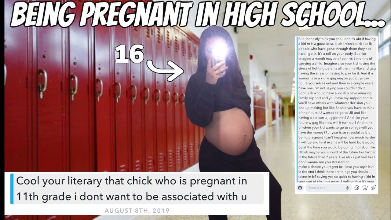 What Its Really Like Going To High School Pregnant At 16 Youtube