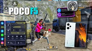 Unboxing Poco F5 120 Fps Game tubro Miui 14 Game Turbo Settings ⚙️ 8+5 GB Ram Extension In free fire