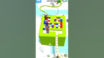 Top Relaxing Mobile Gameplay Stacky Dash level 389 #shorts #gaming