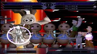 KOF MUGEN Tag Team Kick The Buddy 4X vs Wallace 2X &amp; Gormit 2X