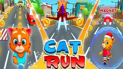 Tricky Cat Chase: Endless Run Game || Cat Run Game