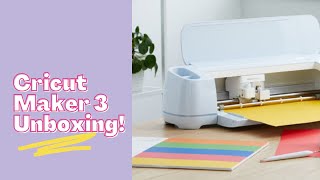 Cricut Maker 3 Unboxing - Let's try the newest Cricut machine! ✂️