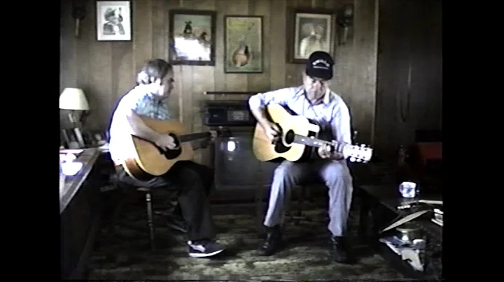 Bluegrass great, Bill Napier with Danny Whitaker