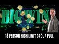 💸 $3600 in $25 Spins! 🎉 High Limit GROUP PULL 💵 Green Machine Deluxe & Cash Machine