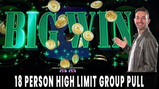 💸 $3600 in $25 Spins! 🎉 High Limit GROUP PULL 💵 Green Machine Deluxe & Cash Machine