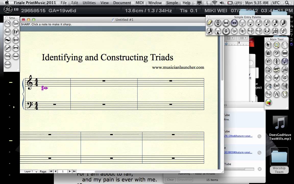 Identifying Major and Minor Triads - YouTube