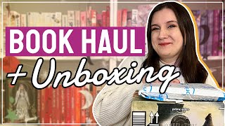 HUGE NEW YEAR BOOK HAUL + UNBOXING 📚 First Book Haul of 2022