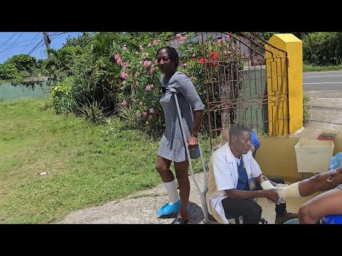 Getting my broken ankle in the cast / the healing process as began || miss RosieBenji blessed mameto