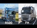 2021 Volvo FH vs Scania R500