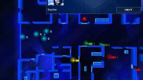 Frozen Synapse:  (green) vs AI (red) Mission 4
