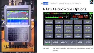 MALAHIT DSP2 RECEIVER  HF/6   2/70CM AIRBAND  CW DECODE ETC