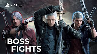 All Boss Fights & Ending + Secret Ending  Devil May Cry 5 [DMC5]