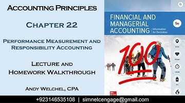 Performance Measurement and Responsibility Accounting Chapter 22