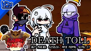 Fnf Vs Hypno Lullaby V2 - Death Toll But Mhebo, Sissie, & Nopal Sing It