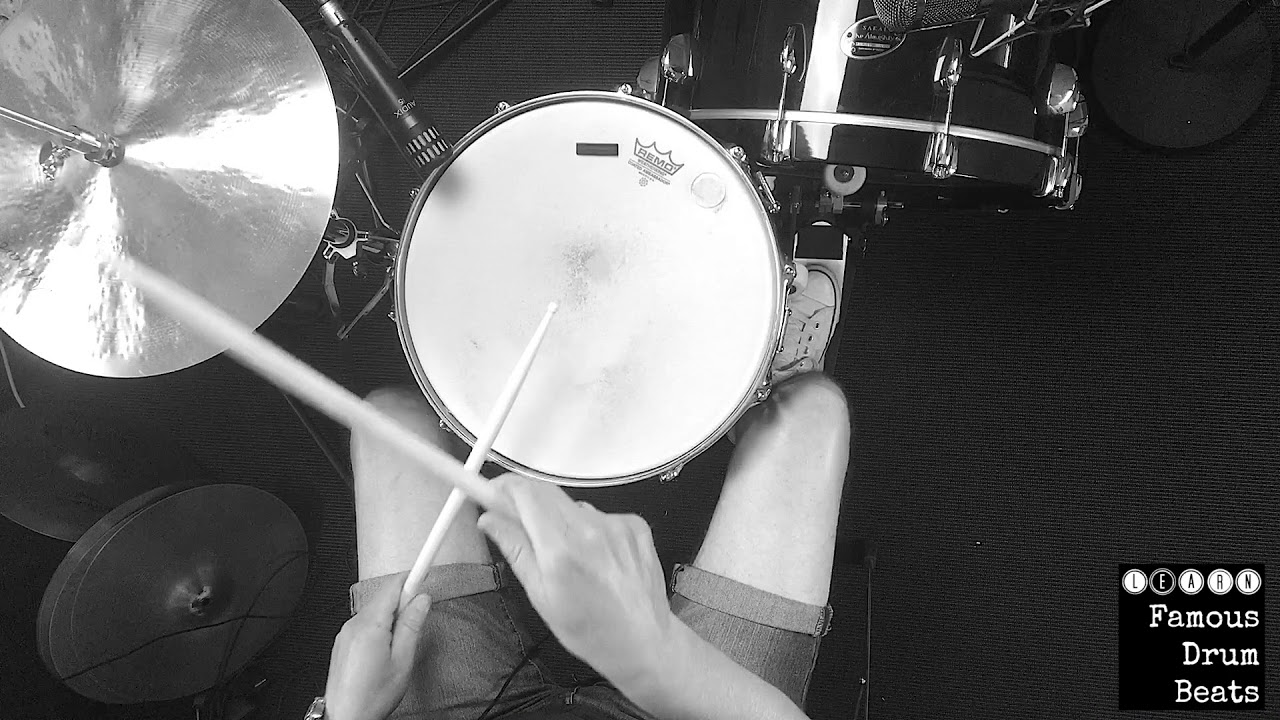 Umbrella Learn Famous Drum Beats Free Drum Lesson Learn to play