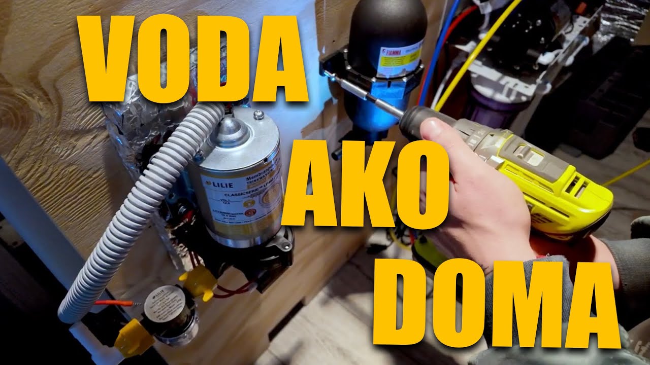 #12🚰 Voda v dodávke: čerpadlo, filtrácia a bojler