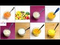 7 Fruit Puree for 4+ & 6+ Months Baby | How to Make Fruit Puree for Baby