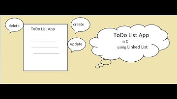 Todo list app in c using Linked list | Easiest logic | Step by step