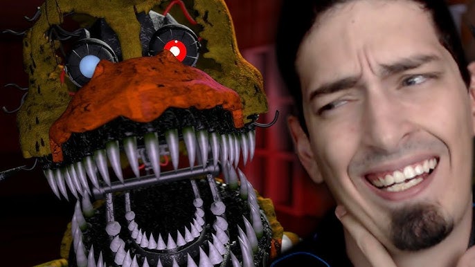 VOCÊ NÃO PODE ESCAPAR DO NIGHTMARE! FNAF 4 DOOM com @MrGuinas e  @GabsYT.OFICIAL 