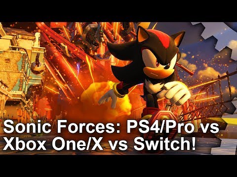 Sonic Forces: Xbox One X vs Xbox One/ PS4/ Pro + Switch! Comparisons + Frame-Rate Tests!