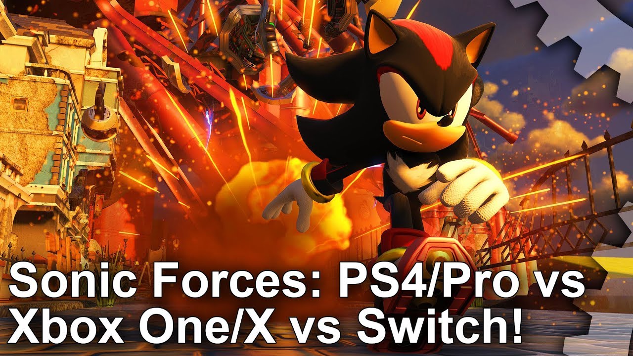Sonic Forces: One X vs Xbox One/ PS4/ Pro + Switch! Comparisons Tests! - YouTube